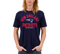 Junk Food Unisex Classic Team Logo NFL T-Shirt, Blue, S UK