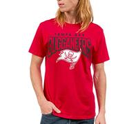 Junk Food Unisex NFL Bold Logo T-Shirt, Red, S UK