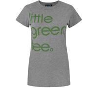 Junk Food Womens/Ladies Little Green Tee T-ShirtS Grey Marl NS5760
