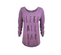 Junk Food Womens/Ladies Sleep All Day Rock All Night Oversiz NS5931