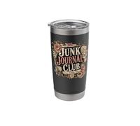 Junk Journal Club Vintage Craft Lover Stainless Steel Insulated Tumbler