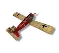 Junkers D1 Balsa Model Airplane kit, WW1 German, Imperial Aviation Wooden Gift kit, Stick and Tissue, Rubber Powered Flying Model Aircraft Scale