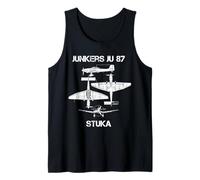 Junkers Ju 87 Stuka German WW2 Bomber Luftwaffe Airplane Tank Top