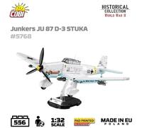 Junkers Ju 87D-3 Stuka brick plane model - COBI 5768 - 556 bricks