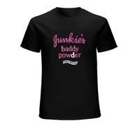 Junkie'S Baddy Powder Mark Owen Black T-Shirt Printed Tee Graphic Top for Men Shirt M