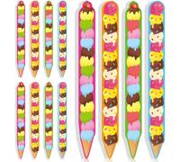 Junkin 32 Pcs Writing Tools Spacers for Writing Handwriting Spacer Tool Classroom Management Tools for Students to Learn Proper Word Spacing (Ice Cream)