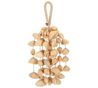 Junkin African Natural Shaker Cacho Seed Rattle Hand Percussion Gifts Peruvian Handmade Musical Instruments Accessories Nature Sound Healing Instrument for Meditation, Yoga, Sound Therapy (Chacha)