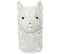 Junkin Llama Driver Headcover Funny Lucky Llama Golf Club Covers 11.4 Inch H White Alpaca Animal Plush Driver Head Cover for Women Men's Golf Protection Gift