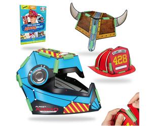 JUNKO Create Your Own Action Helmet - FIrefighter, Space Commander, Viking