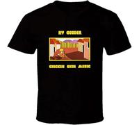 JUNKOU Men's Ry Cooder Chicken Skin Album T Shirt Black XXL
