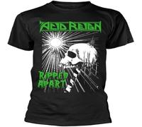 JUNKOU Ripped Apart by Acid Reign T Shirt Quality Merchandise Black XXL