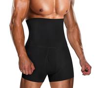 Junlan Men Tummy Control Shorts High Waist Slimming Body Shaper Compression Underwear Pants Seamless Girdle Boxer Briefs