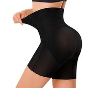 Junlan Women Tummy Control Knickers High Waisted Body Shaper Shapewear Shorts Butt Lifting Panties Shaping Underwear (Black,M)