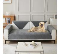 JUNLEBUYI Sofa Covers 3 2 1 Seater, Herringbone Corner L Shape Sofa Cover Universal Cushion Arm Covers Comfortable Chenille Non-Slip Sofa Slipcovers for Living Room (70×180cm,Grey)