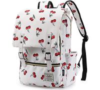 Junlion Cherry Slim Backpack School Bag College Daypack Travel Rucksack