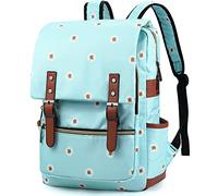 Junlion Slim Laptop Backpack College Student School Bag Travel Rucksack Daypack Daisy Blue