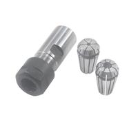 JUNLIXN 3Pcs 5/8"-11 Thread Angle Grinder Shaft Extension to Drill Bits Collets Adapter Include Spring Collet 1/4" & 1/2"