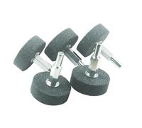 JUNLIXN 5 Pcs 1/4" Mandrel Mounted Stone Grinding Wheels(40mm)