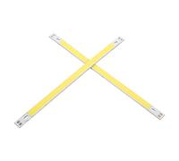 Junluck White/Warm COB LED Strip Lights, 2pcs 1000LM Bulb Lamp 12-14V 10W COB LED Lamp Strip, for DIY 200x10MM(White light 6500K)