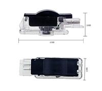 Junlucki car lights- 2pcs LED Logo Car Courtesy Door Lamp For Mercedes Benz C CLK SLK SLR Class W203 W208 R171 C199 AMG Welcome Light Projector Automobile pieces (Emitting Color : Mercedes logo)