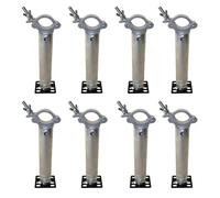 JUNMAN Stage Extendable Clamps for Led Screen Display Video Wall Stand Support Hooks 8pcs Pack