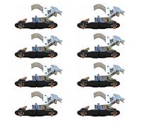 JUNMAN Stage Light Clamps Foldable Infinite Rotation Hooks for DJ Disco stage Lights 8pcs Pack