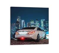 JUNNA Sport Car Poster for AMG CLS 63 Racing Car Supercar Decorative Painting Canvas Wall And Art Picture Family Bedroom Decor 16x16inch(40x40cm)