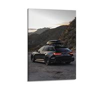 JUNNA Sport Car Poster for AUDI RS6 Racing Car Super Car Decorative Painting Canvas Wall And Art Picture Family Bedroom Decor 12x18inch(30x45cm)