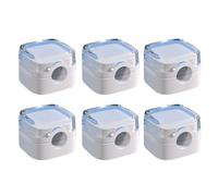 JUNNASALIKER 6pcs Desk Cable Management Cable Clips Easy To Use For Bedside Tables Kitchens And Workstations