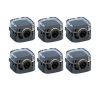 JUNNASALIKER 6pcs Desk Cable Management Cable Clips Easy To Use For Bedside Tables Kitchens And Workstations