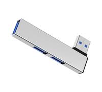 JUNNASALIKER 90 Degree USB Type C Hubs Docking Station 4 Port Data Transfer Expander Fast USB3.0 For PC Laptop