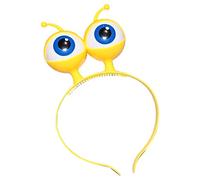 JUNNASALIKER Alien Eyeball Hair Hoop Flashing Glow Headband LED Light Up Hairbands Hair Accessories Glowing Party For Kids