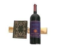 JUNNASALIKER Book Shape Hair Clip Wine Bottle Decoration Hairpin Comfortable Hair Pin for Stylish Bangs and Hairstyles
