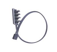 JUNNASALIKER Cooling Fan PC CPU Cooling 4PIN Power Cable Splitter Adapter Sleeved Case For Desktop Computer Coolers Fan Replacement
