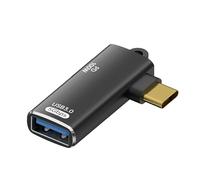JUNNASALIKER High Speed USB C To A Female Adapter Converter Fast Charging 5Gbps Data Transfer With 100W/10W Power Delivery
