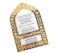 JUNNASALIKER Islamics Wall Decors Key Hooks for Wall Decorative Key Holder Metal Key Organizers Rack Wall Mounted Key Hanger Gifts