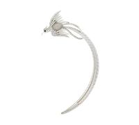 JUNNASALIKER New Chinese Styles Hairpin Elegant Gold Phoenixes Hairpin Traditional Hair Bun for Modern Outfits