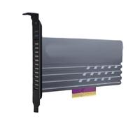 JUNNASALIKER PCIe 5.0X4 To NVME Solid Disk Adapter Expansion Card For 128Gbps Fast Speed Data Transfer For PCIE5.0 Solid Disks