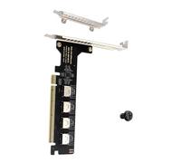 JUNNASALIKER PCIe X16 To SFF 8612 SFF 8611 Expansion Adapter Fast For Mainboard Multiple Disk PCIE X4X4X4X4