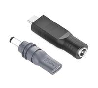 JUNNASALIKER PD20V Charging Adapter DC5521 To Type C Power Cable Adapter For Gaming Devices And Electronics Lightweighted