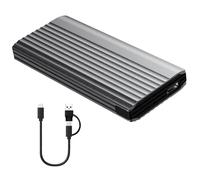 JUNNASALIKER Solid States Drives Box NVME Solid Disk Enclosure USB3.1 Gen 2 Not Need Tool Installation Heat Dissipation Designs