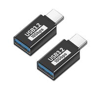 JUNNASALIKER USB 3.1 To Type C Adapter Male Female OTGs Connectors For Fast Data Transfer Up To 10Gbps For Multiple Devices
