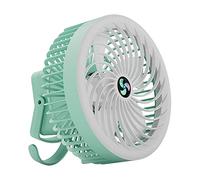 JUNNASALIKER USB Fan Desk Fan 3 Speed Adjustable Strong Ultra-quiet Desktop Cooling Fan With LED Light For Home Office