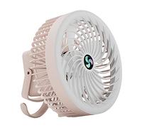 JUNNASALIKER USB Fan Desk Fan 3 Speed Adjustable Strong Ultra-quiet Desktop Cooling Fan With LED Light For Home Office