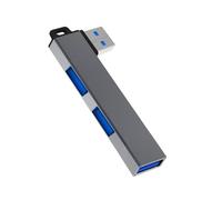 JUNNASALIKER USB Hubs Adapter Compatible For Multiple Operating Systems For Printer Camera Keyborads Seamlessly Use USB3.0 5Gbps Port
