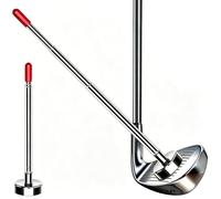 JUNNEE Golf Alignment Rods, 3 Length Adjustments - Golf Alignment Stick Corrector Lie Angle Tool, Golf Swing Training Aids Aiming Stick - Golf Club Face Aim, Visualize and Align Your Golf Shot (Red)