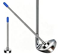 JUNNEE Golf Alignment Rods, 3 Length Adjustments - Golf Alignment Stick Corrector Lie Angle Tool, Golf Swing Training Aids Aiming Stick - Golf Club Face Aim, Visualize and Align Your Golf Shot (Blue)