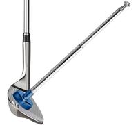 JUNNEE Golf Alignment Rods, 7 Length Adjustments - Golf Alignment Stick Corrector Lie Angle Tool, Golf Swing Training Aids Aiming Stick - Golf Club Face Aim, Visualize and Align Your Golf Shot (Blue)