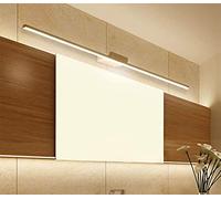 JUNNIU Mirror Light Bathroom LED Mirror Cabinet Light Bathroom Wall Light Make-up Light IP44 Waterproof No Flicker Mirror Front Light for Hotel Restaurant,Warm light,(12W/60cm) (Warm Ligh Decoration