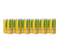 Juno Bamboo Water - Juicy Mango Sparkling Water | Bamboo Sparkling Slim cans | Non Alcoholic Drinks | Low Calorie, Vegan, Natural Antioxidants and Vitamins | 12X250ml